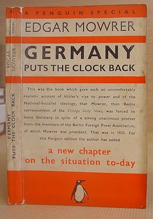 Imagen del vendedor de Germany Puts The Clock Back a la venta por Eastleach Books