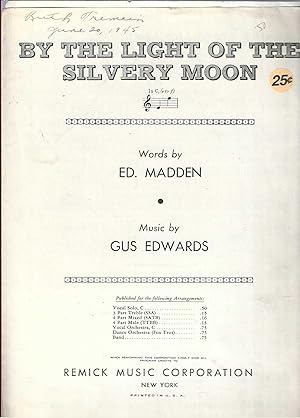 Imagen del vendedor de By the Light of the Silvery Moon In C a la venta por Vada's Book Store