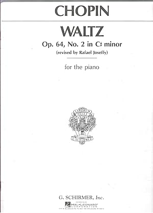 Immagine del venditore per Frederic Chopin. Waltz Op.64 No.2 in C# minor Revised by Rafael Joseffy. venduto da Vada's Book Store