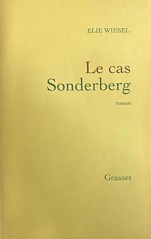 Imagen del vendedor de Le cas Sonderberg a la venta por Antiquariaat Schot