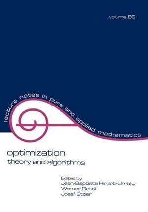Seller image for Optimization : Theory and Algorithms for sale by AHA-BUCH GmbH