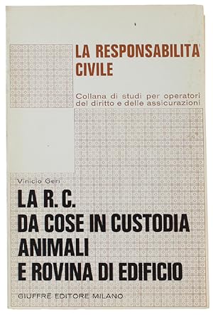 LA R.C. DA COSE IN CUSTODIO ANIMALI E ROVINA DI EDIFICIO.:
