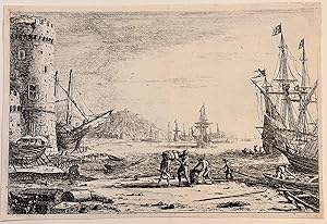 Image du vendeur pour Harbour with a Round Tower mis en vente par Rob Zanger Rare Books LLC