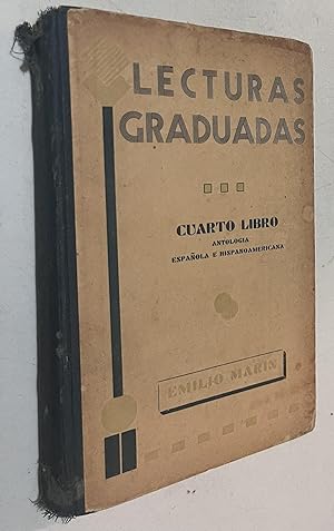 Seller image for Lecturas Graduadas cuarto libro antologia espanola e hispanoamericana for sale by Once Upon A Time