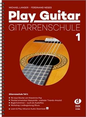 Imagen del vendedor de Play Guitar Guitar School 1- 96 neue Stcke von Klassik bis Pop a la venta por buchlando-buchankauf