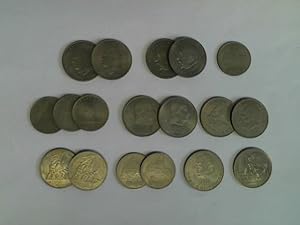 18 Münzen (9 Doubletten)