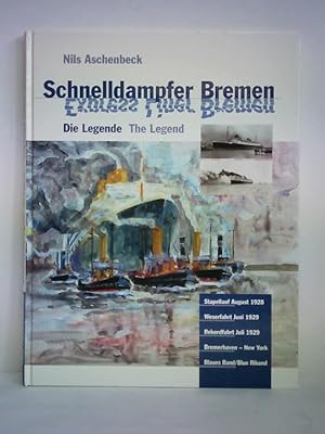 Bild des Verkufers fr Schnelldampfer Bremen. Die Legende = Express Liner Bremen. The Legend zum Verkauf von Celler Versandantiquariat