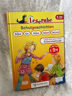 Seller image for Schulgeschichten. Silbe fr Silbe lesen lernen (Leserabe mit Mildenberger Silbenmethode) Martin Klein ; Katja Knigsberg. Mit Bildern von Regine Altegoer ; Stephan Pricken und Susanne Schulte / Leserabe : 1. Lesestufe for sale by Antiquariat Jochen Mohr -Books and Mohr-