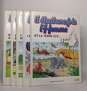 Lot de 5 volumes de "Il était une fois l'homme": n° 1-2-3-4-5