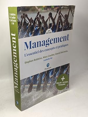 Seller image for Management 10e dition + MyLab | version franaise: L'essentiel des concepts et pratiques for sale by crealivres