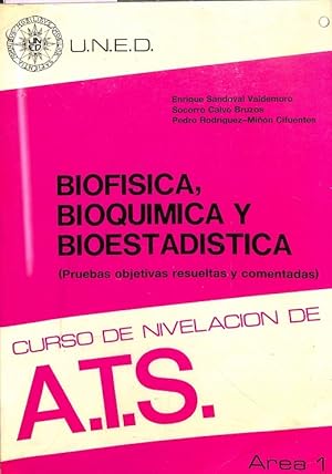 Imagen del vendedor de BIOFSICA, BIOQUMICA Y BIOESTADSTICA - REA 1. PRUEBAS OBJETIVAS RESUELTAS Y COMENTADAS a la venta por Librera Smile Books