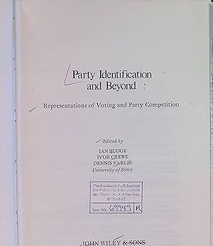 Bild des Verkufers fr Party Identification and Beyond: Representations of Voting and Party Competition. zum Verkauf von books4less (Versandantiquariat Petra Gros GmbH & Co. KG)