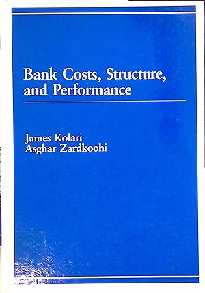 Seller image for Bank Costs, Structure and Performance. for sale by books4less (Versandantiquariat Petra Gros GmbH & Co. KG)