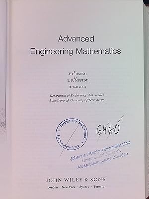 Image du vendeur pour Advanced Engineering Mathematics mis en vente par books4less (Versandantiquariat Petra Gros GmbH & Co. KG)