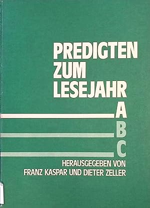 Seller image for Predigten zum Lesejahr A. for sale by books4less (Versandantiquariat Petra Gros GmbH & Co. KG)