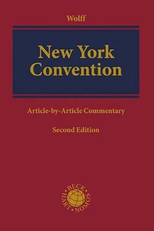 Seller image for New York Convention for sale by Rheinberg-Buch Andreas Meier eK