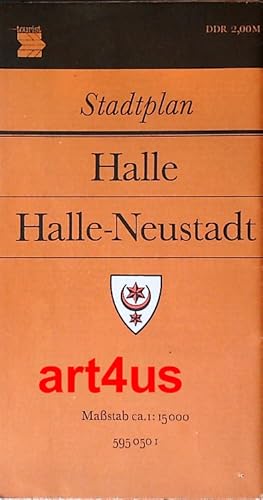 Bild des Verkufers fr Stadtplan Halle ; Halle - Neustadt zum Verkauf von art4us - Antiquariat