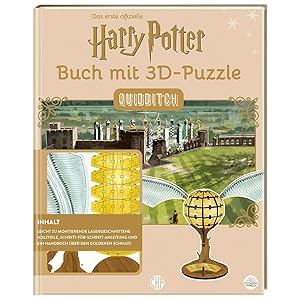 Image du vendeur pour Harry Potter - Quidditch - Das offizielle Buch mit 3D-Puzzle Fan-Art: Buch mit hochwertigem Harry Potter Schnatz-Figuren-Holzbau-Set mis en vente par artbook-service
