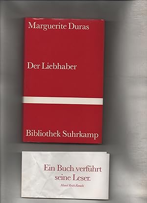 Bild des Verkufers fr Der Liebhaber (Bibliothek Suhrkamp, Band 967) zum Verkauf von Kunsthandlung Rainer Kirchner