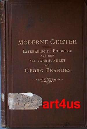 Bild des Verkufers fr Moderne Geister : Literarische Bildnisse aus dem neunzehnten Jahrhundert. zum Verkauf von art4us - Antiquariat
