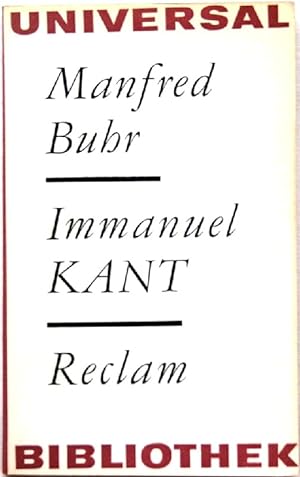 Bild des Verkufers fr Immanuel Kant Einfhrung in Leben und Werk zum Verkauf von Peter-Sodann-Bibliothek eG