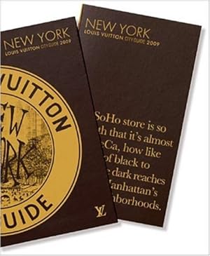 Seller image for New York. louis Vuitton city guide 2009 for sale by Libros Tobal