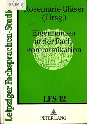 Seller image for Eigennamen in der Fachkommunikation Band 12 for sale by avelibro OHG