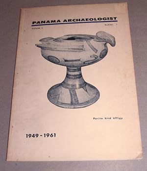 Imagen del vendedor de Panama Archeologist Volume IV no I 1949 - 1961 a la venta por Pacific Rim Used Books  LLC