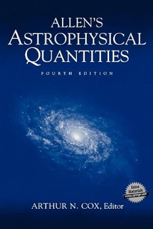 Immagine del venditore per Allenâ  s Astrophysical Quantities [Hardcover ] venduto da booksXpress