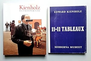 Bild des Verkufers fr Kienholz Retrospektive - Edward und Nancy Reddin Kienholz - Whitney Museum of American Art, New York, Berlinische Galerie, Berlin etc. 1996-1997 / Edward Kienholz - 11+11 Tableaux - Moderna Museet, Stockholm 1970 - 2 Titel zum Verkauf von Verlag IL Kunst, Literatur & Antiquariat