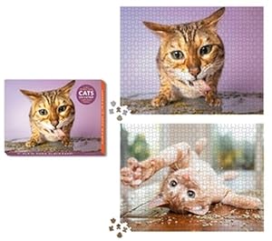 Seller image for Cats on Catnip 2-in-1 Double-Sided 1,000-Piece Puzzle by Marttila, Andrew [Puzzle ] for sale by booksXpress