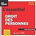 Image du vendeur pour L'essentiel du droit des personnes:   jour de l'ordonnance sur l'adoption entrée en vigueur en janvier 2023 (2023-2024) [FRENCH LANGUAGE - Soft Cover ] mis en vente par booksXpress