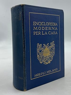 Imagen del vendedor de Manuali Hoepli: RICETTARIO DOMESTICO. ENCICLOPEDIA MODERNA PER LA CASA. Ottava edizione. a la venta por Libreria antiquaria Dedalo M. Bosio