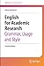 Image du vendeur pour English for Academic Research: Grammar, Usage and Style [Soft Cover ] mis en vente par booksXpress