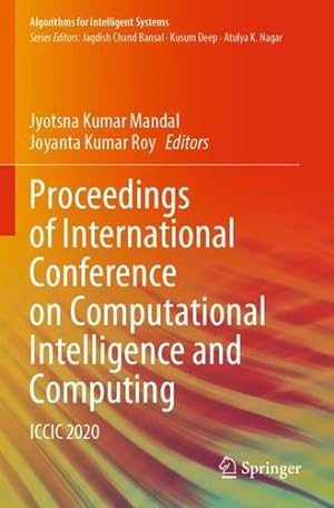 Immagine del venditore per Proceedings of International Conference on Computational Intelligence and Computing: ICCIC 2020 (Algorithms for Intelligent Systems) [Paperback ] venduto da booksXpress