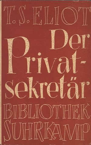 Image du vendeur pour Der Privatsekretr. Komdie. mis en vente par Georg Fritsch Antiquariat