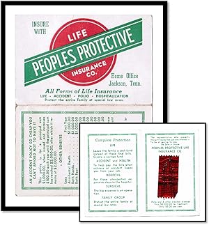 Advertisement for Peoples Protective Life Insurance Company [With Sewing Needles]