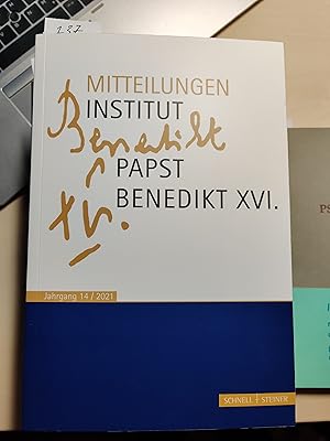 Seller image for Mitteilungen Institut Papst Benedikt XVI. : Bd. 14 - 2021. for sale by Koinonia-Oriens Bookseller