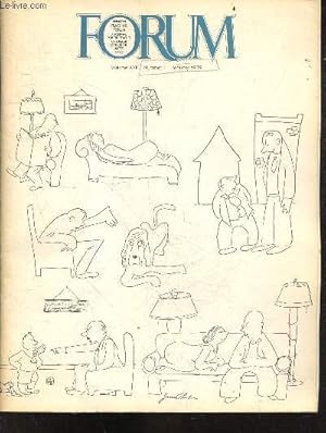 Image du vendeur pour Forum - Number 1 january 1979 volume XVII- reading as to be taught too, new pedagogy for old technology: reviving the language, the combining arrangement: some techniques, communicative activities in the esl classroom, the via approach revisited, . mis en vente par Le-Livre