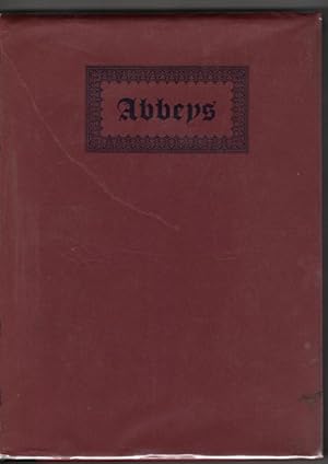 Imagen del vendedor de Abbeys by M.R. James A. Hamilton Thompson (Second Impression) a la venta por Heartwood Books and Art