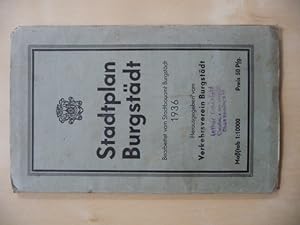 - Stadtplan Burgstädt (Sachsen). Bearbeitet vom Stadtbauamt 1936. Maßstab 1 : 10 000