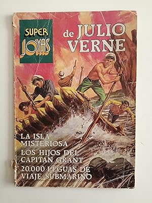 Super joyas de Julio Verne. 5 : La isla misteriosa ; Los hijos del Capitán Grant ; 20.000 leguas ...