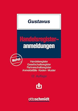 Bild des Verkufers fr Handelsregisteranmeldungen, mit 1 Buch zum Verkauf von moluna