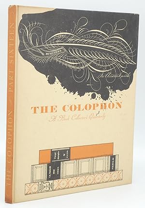 The New Colophon: A Book Collectors' Quarterly: Part 16, March 1934