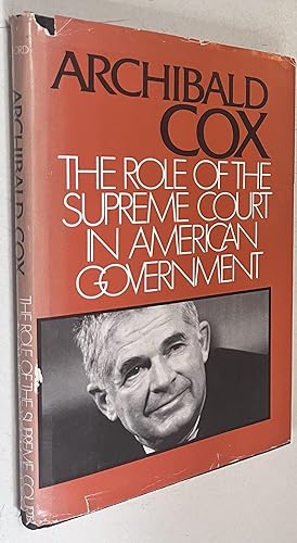 Imagen del vendedor de The role of the Supreme Court in American government a la venta por Once Upon A Time