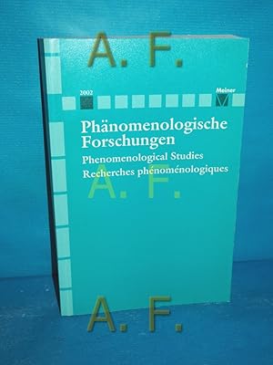 Seller image for Phnomenologische Forschungen / Phenomenological Studies / Recherches phenomenologiques - Jahrgang 2002 for sale by Antiquarische Fundgrube e.U.