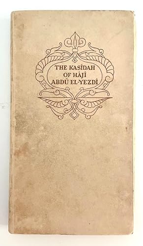 Imagen del vendedor de The Kasidah of Haji Abdu El-Yezdi a la venta por Randall's Books