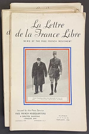 La Lettre de la France Libre: news of the Free French Movement [later changing title to Lettre de...