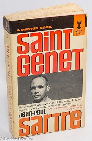 Imagen del vendedor de Saint Genet: actor & martyr a la venta por Bolerium Books Inc.