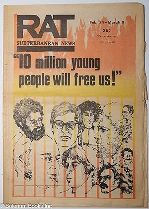 Imagen del vendedor de RAT subterranean news: Feb. 24 - Mar. 9 [1970], Vol. 2, No. 28 a la venta por Bolerium Books Inc.